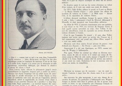 1 1927 10 17 Historique, Palmarès de Jules Moriceau par le MCF, As des As sur Sunbeam,Talbot et Amilcar (Antibes, Indianapolis..). 1