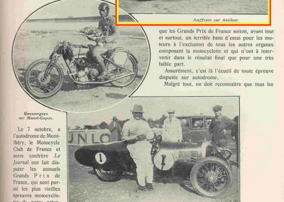 1 1928 07 10 GP de France MCF 1er Jeuffrain Amilcar C.6, ab Morel-(pneus) et Martin accidenté. Déclaré par le MCF Champion 1928 et 1927. 1
