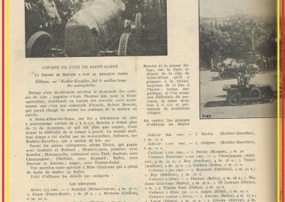 1923 20 10 GP d'Espagne des Cyclecars sur l'Autodrome de Sitgès (Barcelone) 1er Benoist Salmson et Lombard 1100cc. 1
