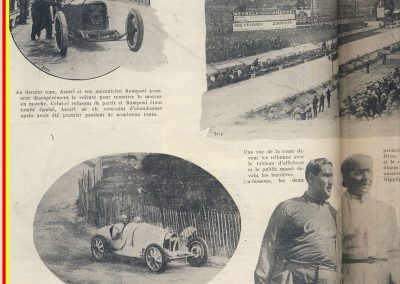 1924 03 08 le 2 ème GP d'Europe, 1er Campari ALFA, 2ème Divo Delage, 3ème Benoist, 6ème Thomas sur Delage, 7et 8ème Chassagne et Frederich sur Bugatti. 1
