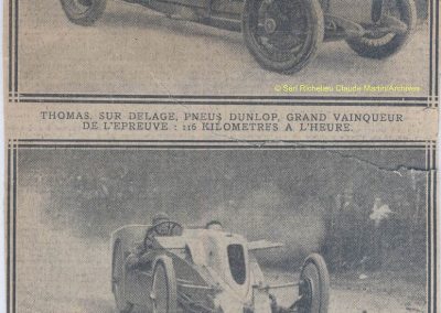 1925 -- 01 Records. Amilcar Marius Mestivier Cat. 1100cc à 82,191 km-h. Bugatti Cat. 1500cc seulement 68,702 km-h !. Thomas-Delage et Colas sur DFP. 3