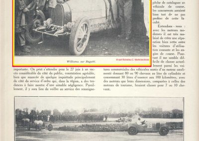1926 03 28 GP Provence à Miramas, Coupe Hartford, 1er Williams-Bugatti 2000cc. 3