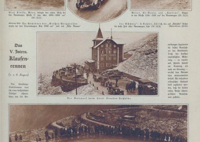1926 07-08 08 Côte Internationale du Klausen (le Ventoux Suisse) GP de la Montagne 21,5 km. Amilcar 6 cyl. 1100 C.O. 1er Morel en 19'15''. 3