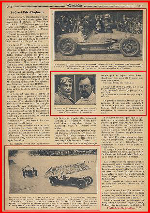 1926 07 08 GP Grande Bretagne Wagner-Sénéch. Delage Campbel Malcom Bug. Dubon-Benoist Delage 3
