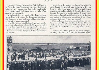 1926 27 06 GP ACF 1er Goux et Costantini-Bugatti 1500ccc, et GP Voiturettes légères 1er Casse Salmson (bien fatigué, sans lunette). 1