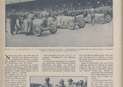 1926 27 06 GP ACF Goux et Costantini-Bugatti, seulement 3 Bugatti au départ, 2 à l'arrivée ! GP Voiturette légères 1100 Amilcar C.O. (les 3 voitures de Morel, Martin et Duray sont retirées ! ). 2