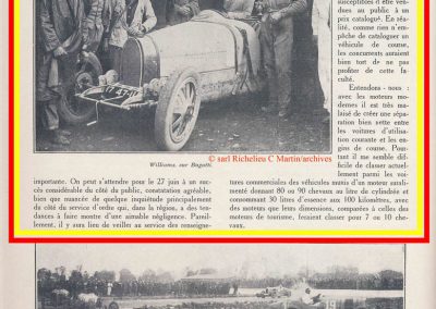 1926 28 03 GP 2ème Provence Coupe Hartford Miramas, Amilcar 1100 1er Morel 2ème Martin. En 1500, 2ème Moriceau-Talbot, 3ème Williams-Bugatti. 2