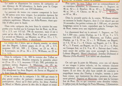 1926 28 03 GP Provence à Miramas. la Coupe Hartford des Voiturettes, Amilcar, 1er Morel n°5 et n°6, 2ème Martin. GP 1er Segrave, 2ème Moriceau Talbot, 3ème Williams, 4ème Chiron. 16