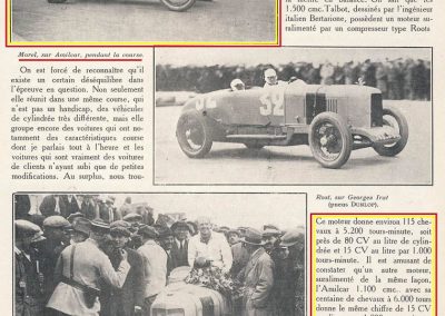 1926 28 03 GP Provence à Miramas. la Coupe Hartford des Voiturettes, Amilcar, 1er Morel n°5 et n°6, 2ème Martin. GP 1er Segrave, 2ème Moriceau Talbot, 3ème Williams, 4ème Chiron. 7