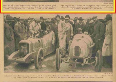 1927 03 07 GP de l'ACF à Montlhéry. 1er Benoist, 2 Bourlier, 3 Morel Delage, 4 Williams-Moriceau Talbot. 3