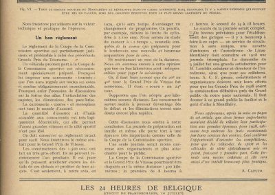 1927 10 07 GP Belgique Réglement_
