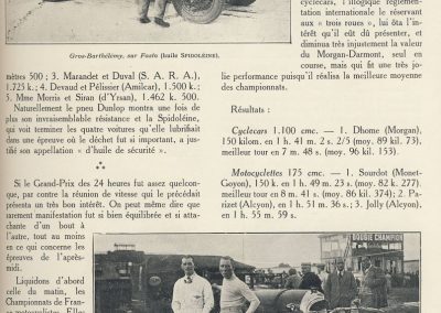 1927 14-15 08 GP Paris (Meeting), Amilcar 1er Martin MCO GH, 2ème Morel Amilcar MCO 1100. Dhome et Pousse sur BNC. 3
