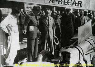 1927 25 07 GP Saint Sébastien 1er des 1100 Martin Amilcar MCO G.H. Record 1100 battu et à 4' de la 5ème Bugatti 2000cc (ab. Morel, roulement de roue et Leblanc en panne d'essence !). 2