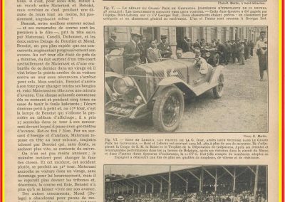 1927 25 07 GP Saint Sébastien 1er des 1100 Martin Amilcar MCO G.H. ab. de Morel. Au GP d'Espagne 1er des 1500 Benoist, Morel est en panne avec la 2ème et même Delage 1500. 3