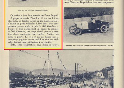1927 25 07 GP Saint Sébastien, Martin Amilcar MCO G.H. 1er des 1100. ab. de Morel et Leblanc. Au GP d'Espagne 1er Benoist, Morel est en panne avec la 2ème et même Delage 1500 de Benoist !. 2