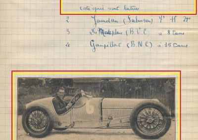 1927 31 07 GP Espagne Benoist 3ème Bourlier St Sébastien Martin