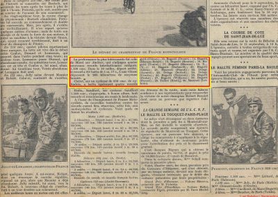 1928 01 07 Record 4 Internationaux 205 km Amilcar Morel. GP ACF à Saint-Gaudens, 1er Williams-Bugatti, Duray, Laly-Ariès. 2