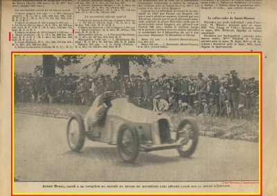 1928 25 08 Records du Monde le Km lancé Arpajon Morel Amilcar MCO 1100cc à 206,895 et en 1500cc à 210,770 km-h 11