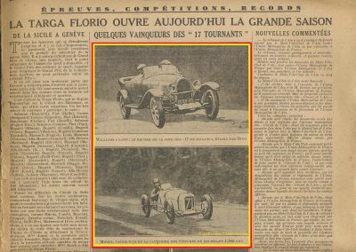 1928 29 04 Côte des 17 Tournants Amilcar-Morel, Williams Bug 1