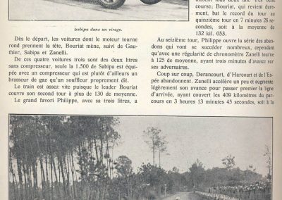 1929 02 06 GP ''le 2ème, GP BUGATTI'' au Mans. 1er Zanetti. 2