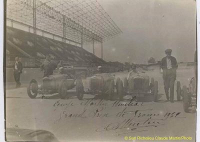 1932 01 10 GP de France, Montlhéry, Equipe C.A. Martin Amilcar 1er MCO G.H., Bodoignet CO et Raph. 1