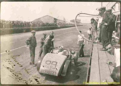 1932 18-19 06 G.P. d'Endursance de 24 heures au Mans, C.A. Martin Amilcar 6 cyl.-4, n°29, 1er de Cat. et 8ème au général, devant Cabantous-Salmson 9ème et dernier sur 33 engagés. 7