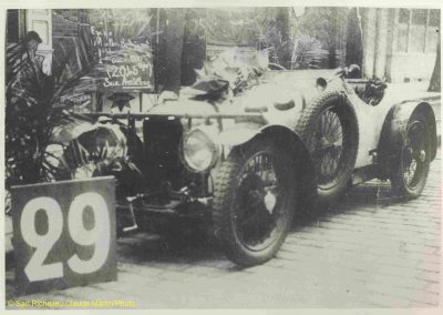 1932 18-19 06 G.P. d'Endursance de 24 heures au Mans, C.A. Martin Amilcar 6 cyl.-4, n°29, 1er de Cat. et 8ème au général, devant Cabantous-Salmson 9ème et dernier sur 33 engagés. 8