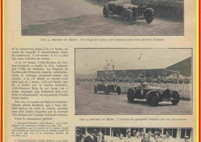 1932 18-19 06, les 24 heures du Mans, C.A. Martin Amilcar 6 cyl.-4, n°29, 1er de Catégorie et 8ème au général, devant G. Cabantous Salmson 9ème et dernier sur 25 partants. 19