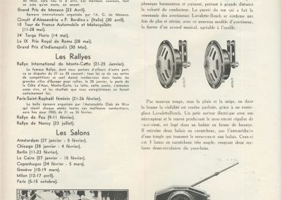 1933 01-02 07 GP (le 10ème) de 24 h. Circuit de Spa-Francorchamps, C.A. Martin, Amilcar 6cyl.-4, 1er Cat. 1100, de Garvardie et Duray, 2090 km, 19ème au Clas. général. 12