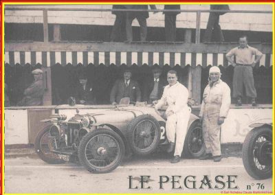 1933 01-02 07 GP (le 10ème) de 24 h. Circuit de Spa-Francorchamps, C.A. Martin, Amilcar 6cyl.-4, 1er Cat. 1100, de Garvardie et Duray, 2090 km, 19ème au Clas. général. 3