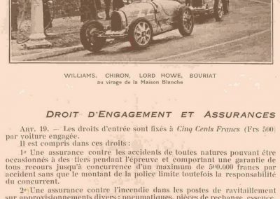 1933 16 07 Circuit de Dieppe, Williams, Chiron, et Bouriat (Bugatti) Lord Howe (Delage) à Maison Blanche. 3