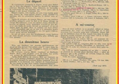 1934 19-21 05 Bol d'Or Saint-Germain-en-Laye. Amilcar de C.A. Martin n°42 ab., Poulain n°56 et Poiré n°67. 4