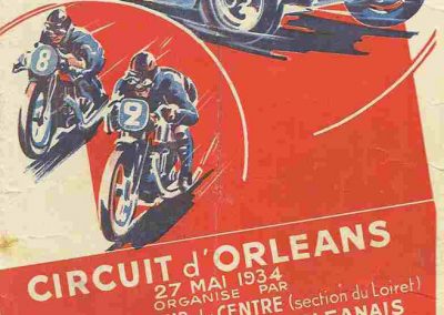 1934 27 05 Circuit d'Orléans. Amilcar, C.A. Martin Pousse, de Gavardie, Scaron, Mestivier, 6cyl.-4 et MCO. Blot. 1