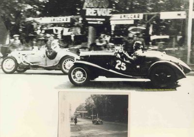 1936 01 05 Bol d'Or, Simca-Fiat, 3ème Sport C.A. Martin-rouge n°25, 1er Gordini-blanc n°20, Zanardi-bleu n°22, 4eme Horvilleur Amilcar, 1er Course M.B. MG, 2ème Grignard Amilcar. 7