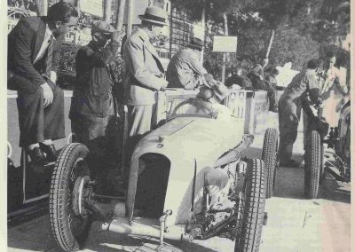 1936 04 11 à Monaco, Mestivier (Maurice) déclare forfait sur l'Amilcar MCO 1100cc !. 1
