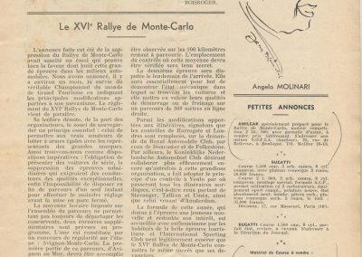 1936 -- 10 Annnonce vente C.A. Martin du MCO 1100 et du MCO 1500. Revue Auto Sport, 1ère année, n°2, page 13. 1