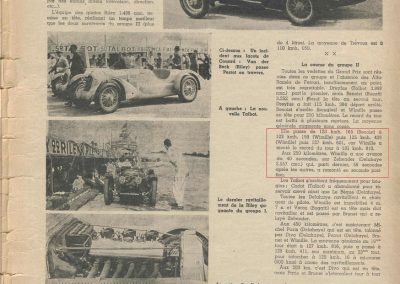 1936 28 06 G.P. de l'A.C.F. à Montlhéry. 20ème C.A. Martin Fiat Coppa d'Oro. Veyron-Williams 6ème. 3