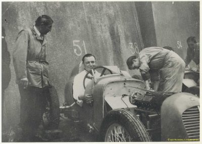 1946 09 06 Circuit Saint-Cloud Coupe Conseil Municipal Inauguratuib de l'Autoroute de l'Ouest. C.A. Martin Amilcar n°51 MCO 1500cc. 4