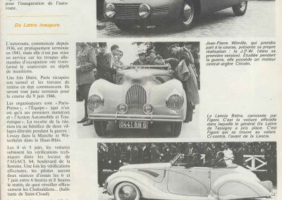 1946 09 06 Circuit de Saint Cloud, Inauguration de l'Autoroute de l'Ouest, Amilcar MCO 1500, C.A. Martin n° 51, Louveau Maserati. 12