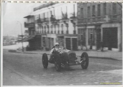 1946 09 06 Circuit de Saint Cloud, Inauguration de l'Autoroute de l'Ouest, Amilcar MCO 1500, C.A. Martin n° 51, Louveau Maserati. 5