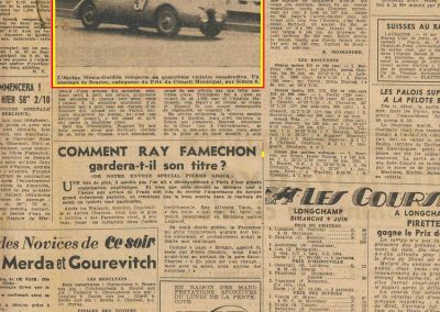 1946 09 06 Circuit de Saint Cloud. Coupe du Conseil Municipal. Inauguration de l'Autoroute de l'Ouest en présence du Général de Lattre de Tassigny. C.A. Martin Amilcar n°51 MCO 1500cc 7