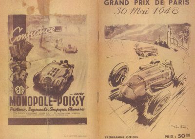 1948 30 05 1er GP de Paris à Montlhéry, Coupe d'Argent, 1er Le Jamtel, Amilcar Monoplace Dauphine. 2