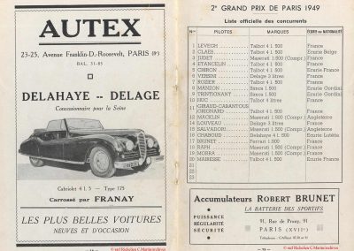 1949 24 04 2ème GP de Paris à Montlhéry. Coupe d'Argent, 1er Amilcar Monoplace Le Jamtel 6