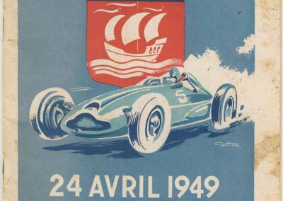 1949 24 04 GP de Paris, le 2ème ''la Coupe d'Argent'' à Linas-Monlhéry. Amilcar 6 cyl. usine Monoplace ''Dergi Spécial'' 1er Cat. 1100, Le Jamtel. 01