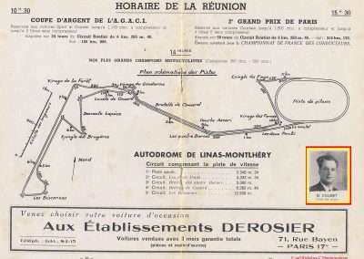 1949 24 04 GP de Paris, le 2ème ''la Coupe d'Argent'' à Linas-Monlhéry. Amilcar 6 cyl. usine Monoplace ''Dergi Spécial'' 1er Cat. 1100, Le Jamtel. 8