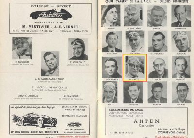 1949 24 04 GP de Paris, le 2ème ''la Coupe d'Argent'' à Linas-Monlhéry. Amilcar 6 cyl. usine Monoplace ''Dergi Spécial'' 1er Cat. 1100, Le Jamtel. 9