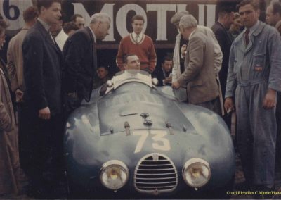 1952 06 06 CA Martin - Salvi-Rost-Morel-Vallon-Baron Petiet-Rolland et Claude Martin en pull rouge derrière son père. 2