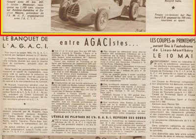 1953 09 03 Côte Lapize Montlhéry. Amilcar 1er Mestivier MCO, 2ème Le Jamtel 1100cc, 2000 Gicey 1